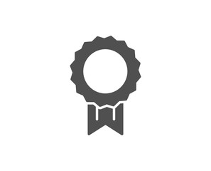 Award Medal simple icon. Winner achievement symbol. Glory or Honor sign. Quality design elements. Classic style. Vector