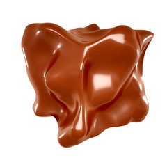 Chocolate candy. 3d illustration, 3d rendering.