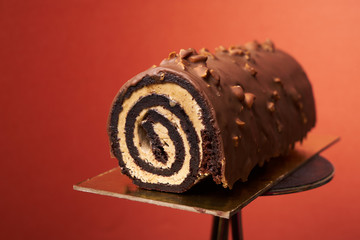 Classic Chocolate roll cake