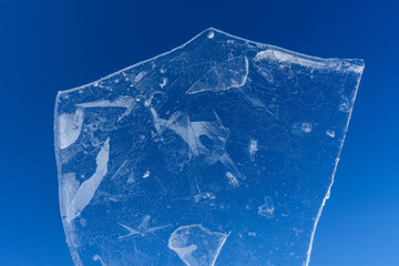 Obraz premium 氷と青空