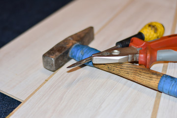 hammer screwdriver pliers