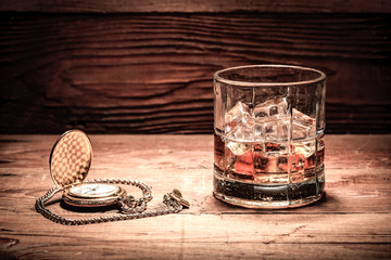 Liquor and a pcket watch