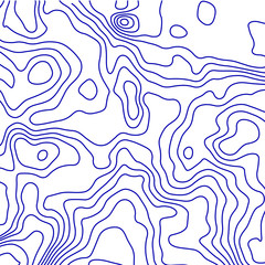 Geometric topography pattern. Landscape terrain. Vector illustration.