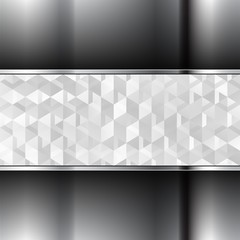 metallic background with geometrical texture