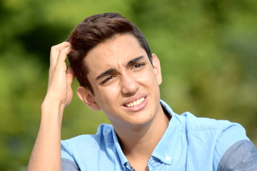 Confused Teen Male