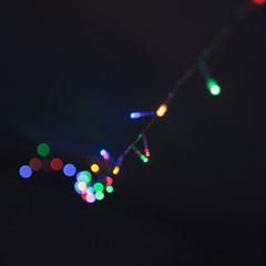 guirlande lumineuse multicolore