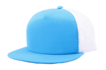 Blue cap, baseball cap, Cap isolated white background