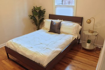 Master Bedroom with Plant