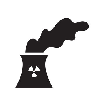 nuclear power plant icon- vector illustration