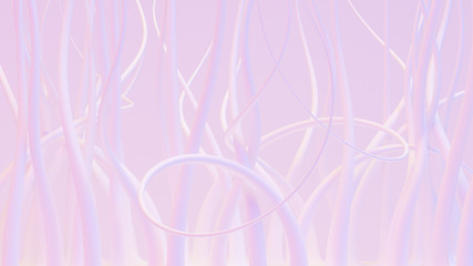 Light, gentle abstract background. 3d illustration, 3d rendering.