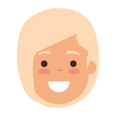 beautiful woman head avatar character vector illustration design