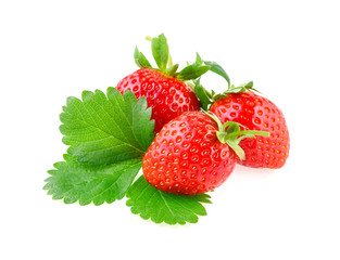Strawberry isolated on white background
