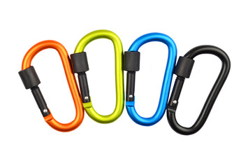Carabiner on white