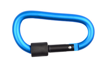 Carabiner on white