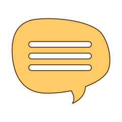 speech bubble isolated icon vector illustration design