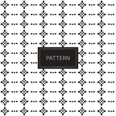 Modern seamless pattern. Inspiration from geometric black and white color background. Vector illustration.