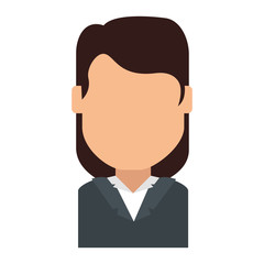 beautiful and young woman character vector illustration design