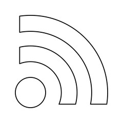 wifi waves signal icon vector illustration design