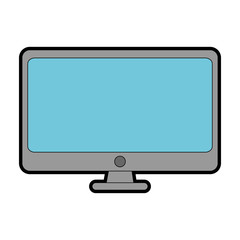 monitor computer isolated icon vector illustration design