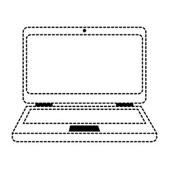 laptop computer isolated icon vector illustration design