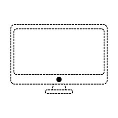 monitor computer isolated icon vector illustration design