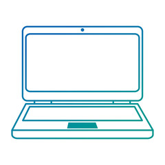 laptop computer isolated icon vector illustration design