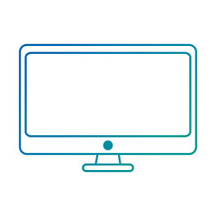 monitor computer isolated icon vector illustration design