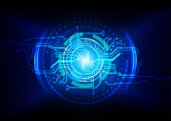 Vector technology circuit and circle background, Abstract technology background  communication concept futuristic digital innovation background.illustration vector design