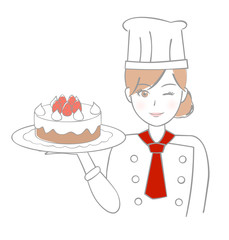 パティシエ　ケーキ