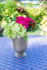 Rose bouquet centerpiece