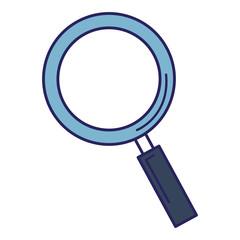 magnifying glass isolated icon vector illustration design