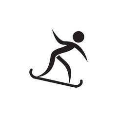 snowboarder icon. Elements of sportsman icon. Premium quality graphic design icon. Signs and symbols collection icon for websites, web design, mobile app