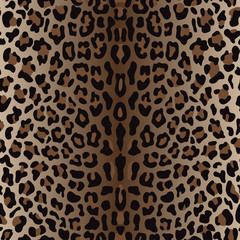 Fototapeta na wymiar Leopard Seamless Pattern