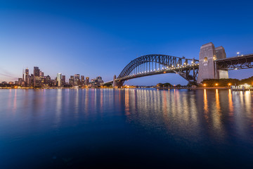 Fototapeta premium Blue Hour from Kirribilli
