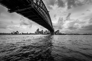 Beneath the Sydney Harbour Bridge