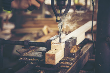 Wood Drilling Machine