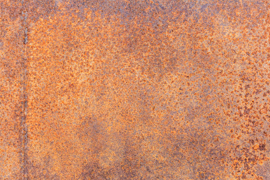 Rusty metal texture or rusty metal background. rusty metal for interior exterior decoration and industrial construction concept design. rusty metal is caused by moisture in the air.