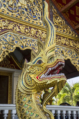 Fototapeta premium Wat Pha Singh Chiangmai Thailand,Traval in Chiangmai Thailand