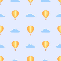 Obraz premium Hot air balloon pattern