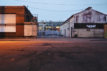 Obraz premium Industrial neighborhood