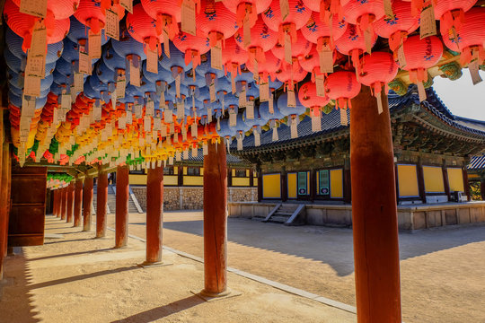 Hundreds of lanterns
