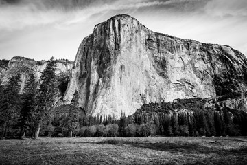 Black and White of El Capitan