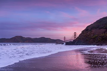 Vitrage gordijnen Baker Beach, San Francisco Baker Beach Sunrise