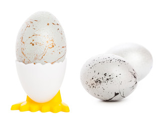 easter background. isolated on white