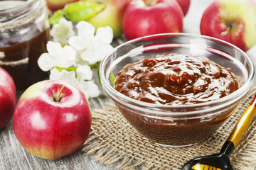 Fresh apple jam