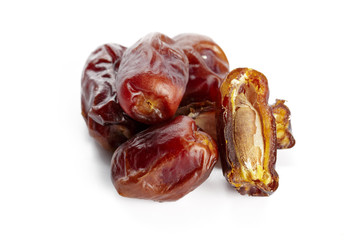 date fruit isolated on white