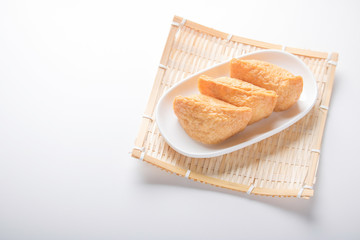 Inari sushi - Japanese sushi - Sushi rice in deep fried tofu bag