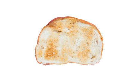 Sliced Toast Bread on isolated  background with clipping path, top view