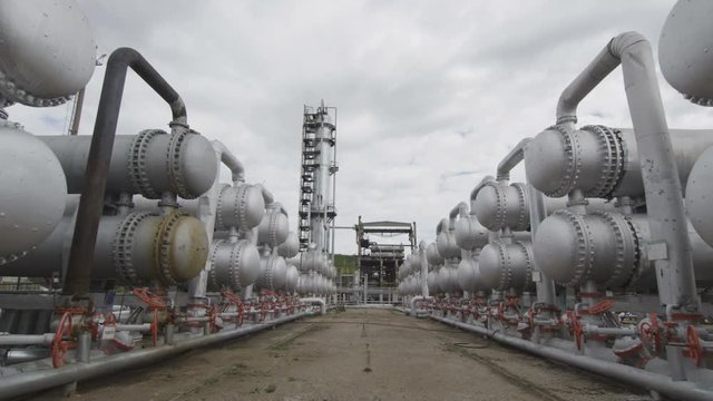 Petrochemical Liquid Stored in Tanks at Tire Plant