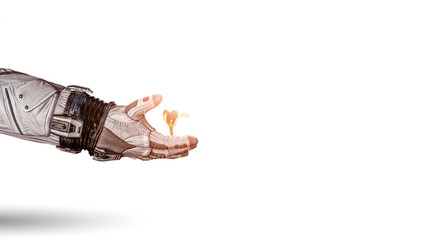 There is life in space. Mixed media